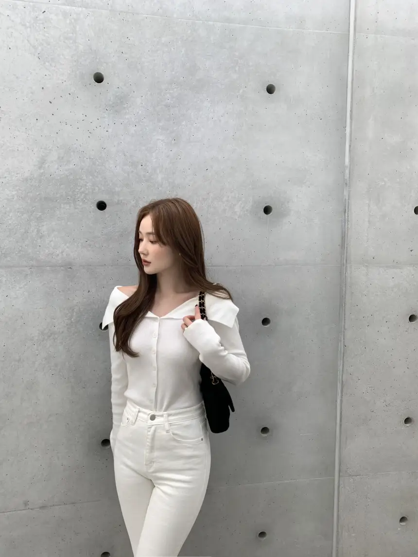 한국 스타일 루즈핏 니트 셔츠 상세 이미지 19