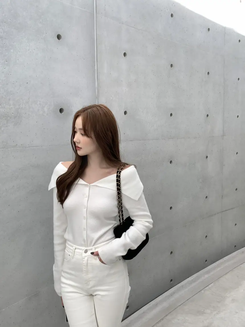 한국 스타일 루즈핏 니트 셔츠 상세 이미지 27