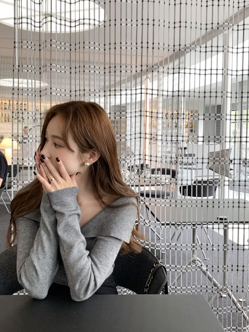 한국 스타일 루즈핏 니트 셔츠 상세 이미지 31