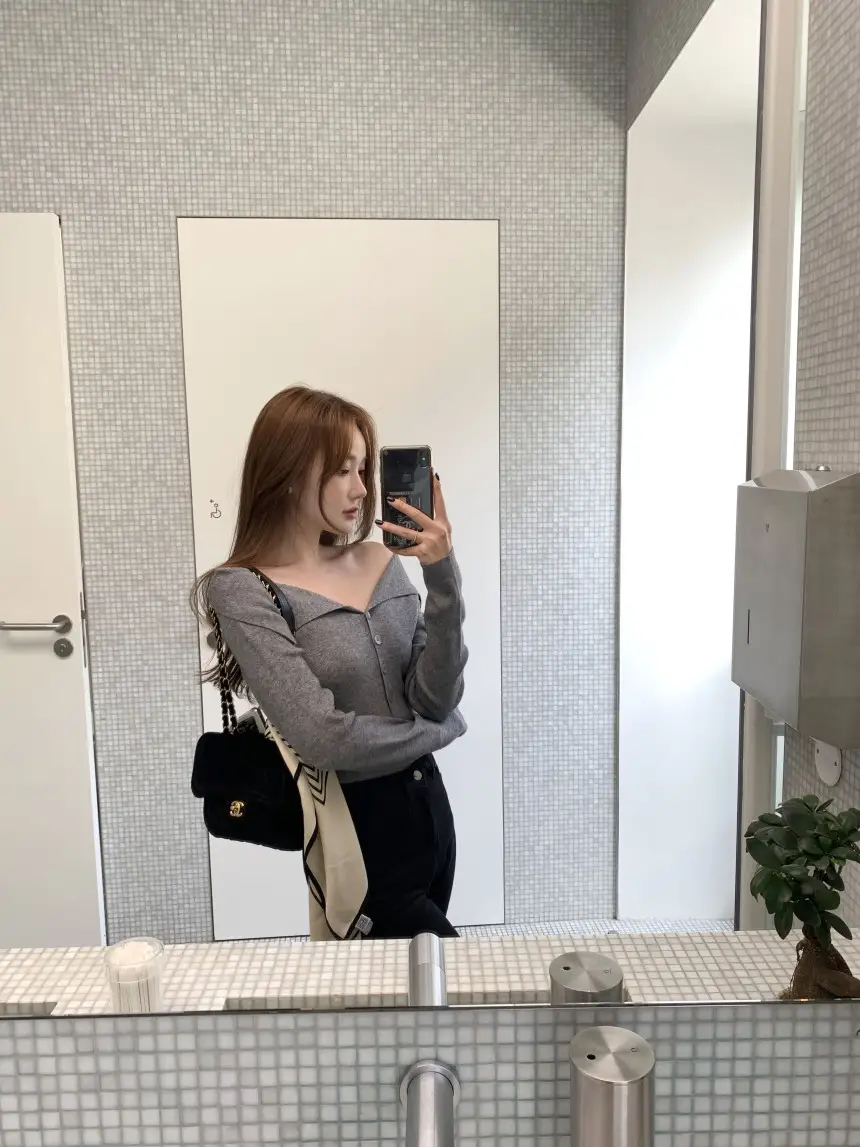 한국 스타일 루즈핏 니트 셔츠 상세 이미지 37