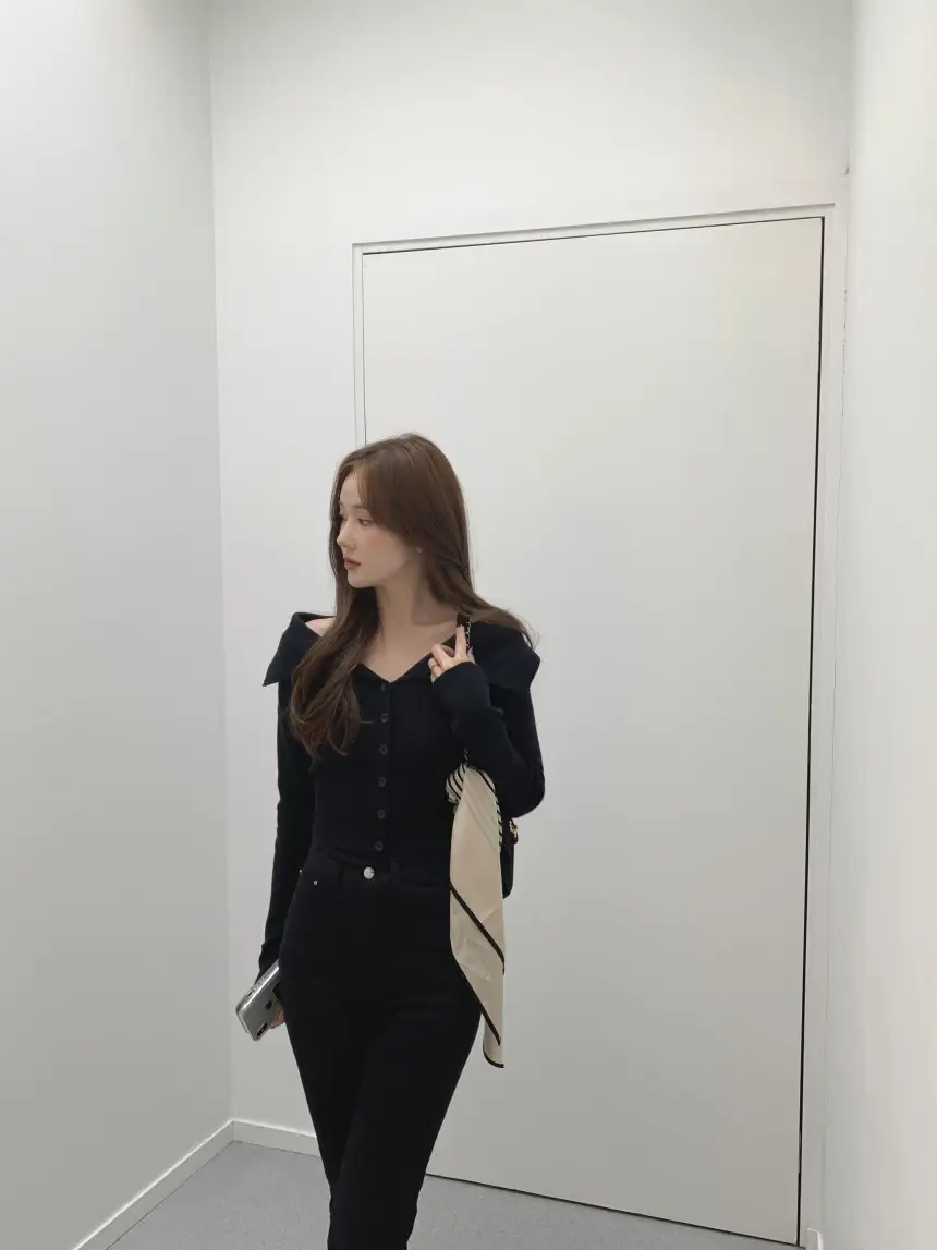 한국 스타일 루즈핏 니트 셔츠 상세 이미지 43