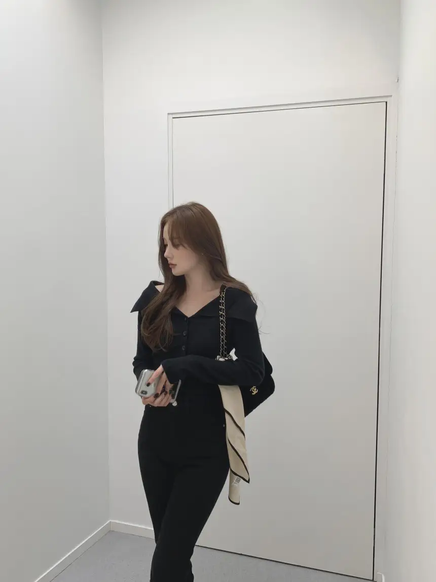 한국 스타일 루즈핏 니트 셔츠 상세 이미지 44