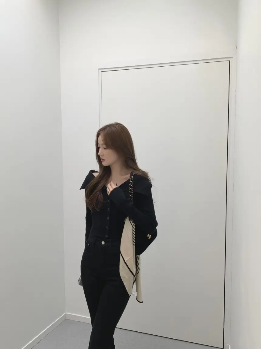 한국 스타일 루즈핏 니트 셔츠 상세 이미지 45