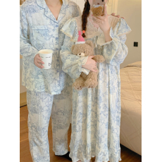 批发实拍实价 秋季情侣装外穿休闲宽松女款韩国<b class='q'>男士</b>长袖家居服