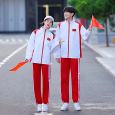 批发实拍情侣装班服套装小初高中学生运动会<b class='q'>演出</b>比赛领奖服