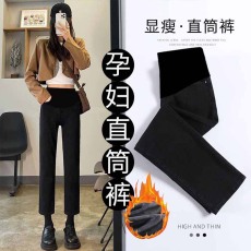 批发直播网红孕妇裤子春秋款外穿直筒休闲长裤秋装时尚牛仔打底裤秋装