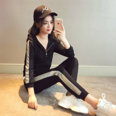 批发<b class='q'>休闲</b>运动<b class='q'>套装</b>女秋冬季新款时尚宽松韩版潮学生