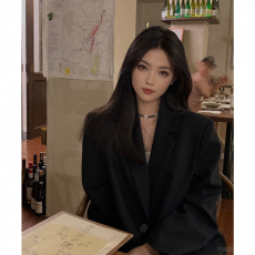 批发原版做法黑色西装外套女春<b class='q'>秋</b>季高级感炸街韩版宽松休闲西服小个子