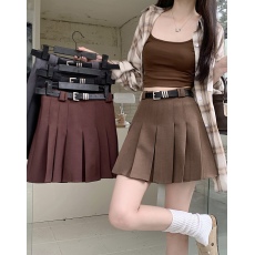 批发实拍新款百褶裙女<b class='q'>夏季</b>小个子高腰a字显瘦春秋冬半身西装jk短裙子