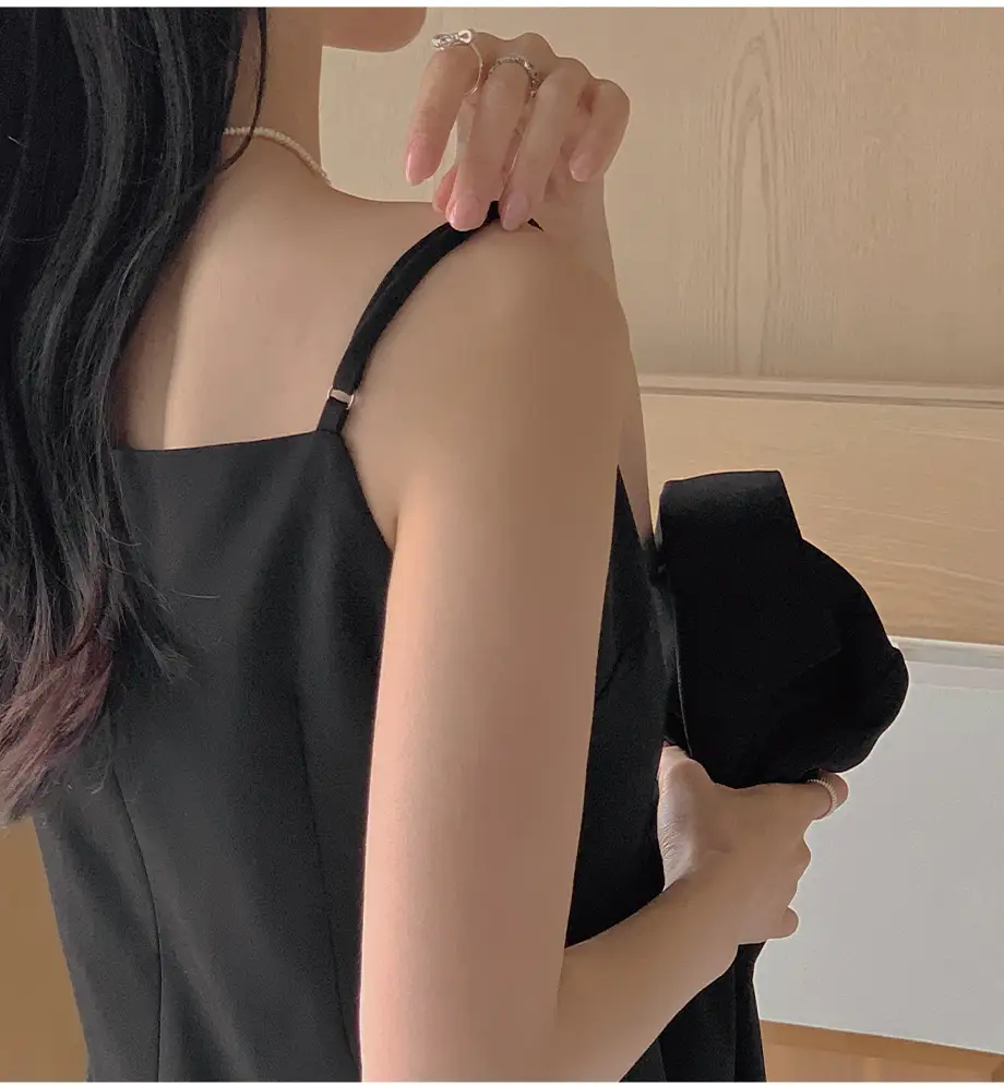 프렌치 감성 블레이저+슬리브리스 원피스 세트 상세 이미지 8