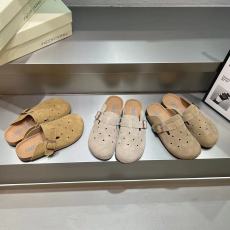 批发勃肯鞋女<b class='q'>秋</b>季软底半包一脚蹬乐福鞋外穿百搭博肯豆豆单鞋