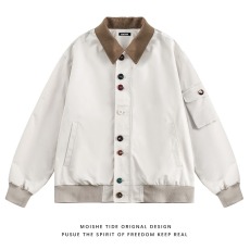 批发工装夹克外套高级感春秋女2024新款宽松百搭设计感小众休闲上衣潮