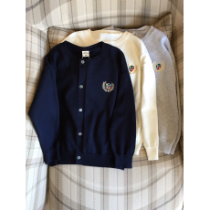 批发春秋季男女童<b class='q'>针织</b><b class='q'>开衫</b>外套薄款儿童休闲毛衣中大童装上衣纯棉圆领