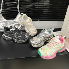 批发欧洲站做旧增高老爹鞋女鞋2024秋季新款百搭轻便休闲运动鞋