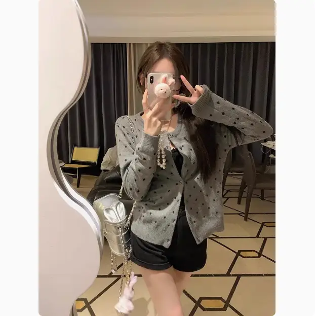 한국인기 라운드넥 가디건 상세 이미지 1