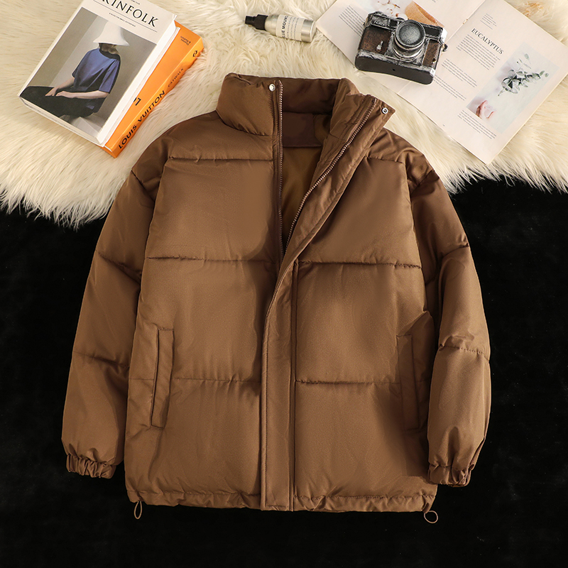 ins American high-end loose down jacket winter thickened warm couple wear men and women plus size