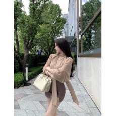 批发实价实拍 法式飘带衬衣百搭宽松显瘦<b class='q'>雪纺上衣</b><b class='q'>长袖</b>