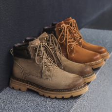 批发2024秋季新款马丁靴男靴透气新款靴子货号