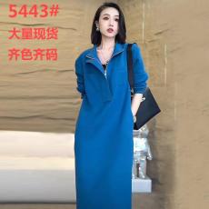 批发休闲连衣裙女欧货春<b class='q'>秋装</b>2024新款宽松显瘦减龄气质直筒裙卫衣裙子