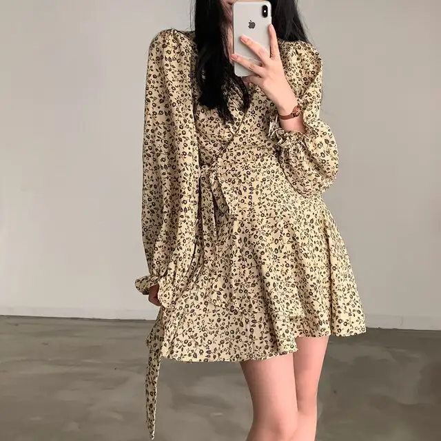 프리미엄 베이지/블랙 루즈핏 원피스 상세 이미지 22