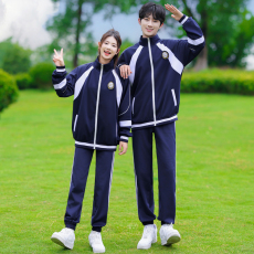 批发大量实拍 校服英伦学院风初高中小学生班服情侣装秋季三件套
