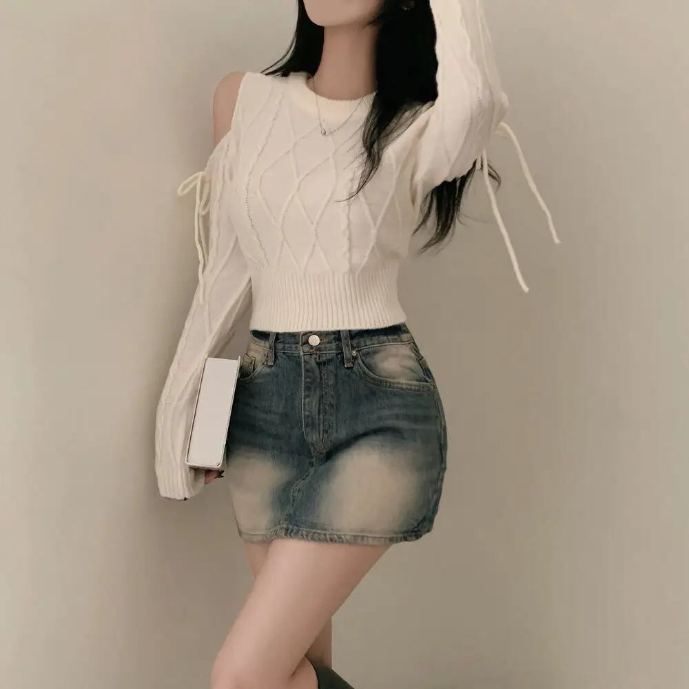 크롭 레이스 블라우스 상세 이미지 7