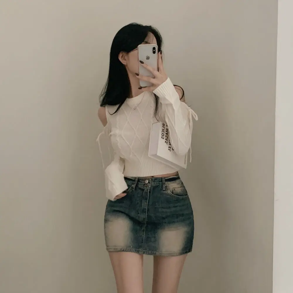 크롭 레이스 블라우스 상세 이미지 9