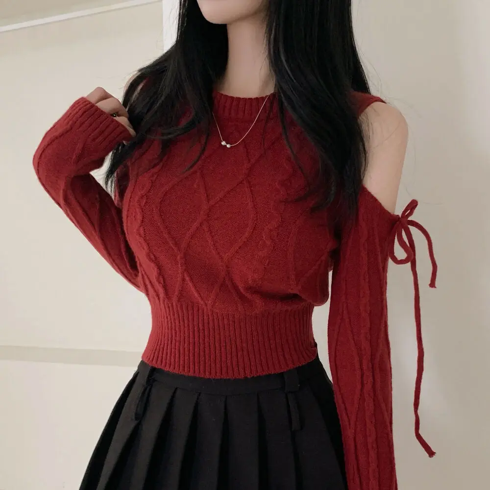 크롭 레이스 블라우스 상세 이미지 13