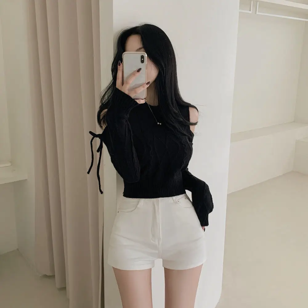 크롭 레이스 블라우스 상세 이미지 24