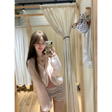 批发实拍实价 超幼<b class='q'>马海毛</b>温柔软糯针织衫薄款<b class='q'>开衫</b>+玫瑰粉花边小吊带