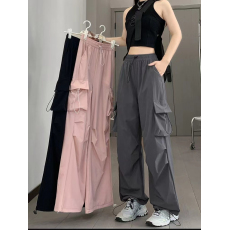 批发官图 工<b class='q'>装</b><b class='q'>裤</b>女2024新款冲锋阔腿<b class='q'>裤</b><b class='q'>夏季</b>薄款登山运动<b class='q'>裤</b>