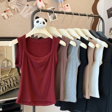 批发实拍2025大码磨毛打底背心内搭打底衫春款打底宽肩吊带内衬上衣女