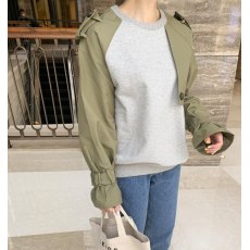 批发<b class='q'>韩</b>系休闲百搭拼色卫衣