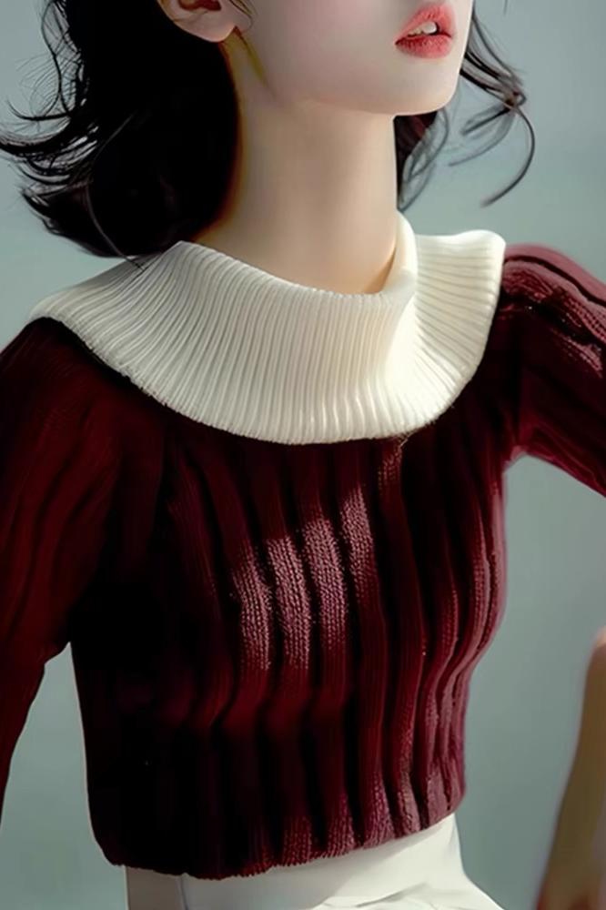 Small sweater knitted autumn pullover sweater top with summer women's clothing 2024 new bottoming shirt short-sleeved cashmere sweater