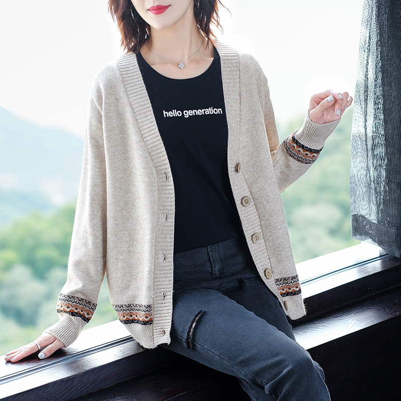 봄 가을 여성 니트 오픈 가디건 얇은 스타일 조기 봄 드레스 2026 년 새로운 钍 제직 외부 잡아라. 의류 스웨터 코트 봄 가을