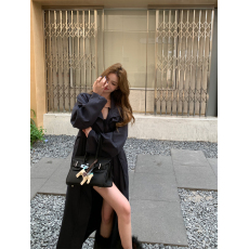 批发实拍实价秋冬新款重工风衣外套