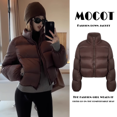 批发肯豆风<b class='q'>短</b>款加厚羽绒棉服女冬季2025新款面包服<b class='q'>短</b>外套小个子棉衣