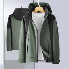 批发户外羽绒服男冲锋衣男外套男士冬季保暖防寒服外套爸爸装白鸭绒