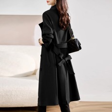 批发风衣女2026年春秋新款爆款秋季早秋中长款秋装外套女装小个子大衣