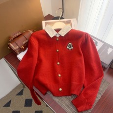 批发2026春秋假两件polo领开衫毛衣开衫女学院风针织打底上衣