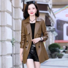 批发高端皮衣女装短款2026<b class='q'>春</b>秋季新款气质百搭中长款PU皮爆款外套上衣