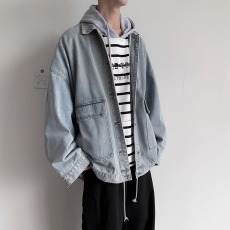 批发意大利<b class='q'>风</b>时尚古驰正春秋季<b class='q'>韩</b>版宽松大码牛仔外套女装复古港味网红