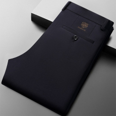 批发<b class='q'>韩</b>版春秋夏季新款商务纯色休闲裤男士西裤中年爸爸宽松直筒长裤