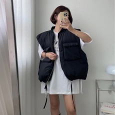 批发现货 韩国chic复古百搭无袖棉衣马夹