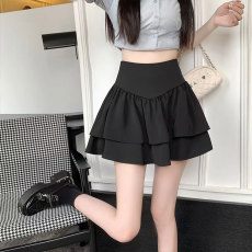 批发创峰后腰松紧天猫品质蛋糕裙甜妹夏季新款高腰显瘦短款半身裙