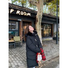 批发<b class='q'>雅</b><b class='q'>鹿</b>同款羽绒棉服女2024新款中长款时尚韩版加厚冬季爆款