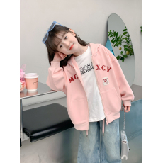 批发女童卫衣2026新款洋气秋装女孩连帽上衣儿童装春秋季时髦大童衣服