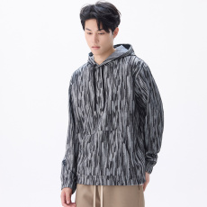 批发实拍2024秋冬新款连帽卫衣男休闲时尚百搭舒适宽松简约帽衫