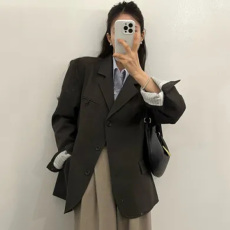 批发尺寸已更新 早<b class='q'>秋</b>新款气质简约高级感版型超正 通勤百搭西装外套
