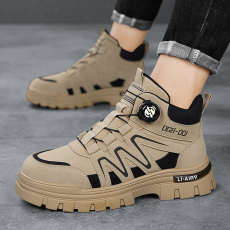批发2024秋冬新款 高帮马丁靴<b class='q'>英伦</b>工装机车鞋男靴货号
